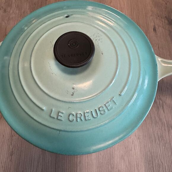 Le Creuset Pan with lid France #20 Enamel cast iron - Picture 2 of 5